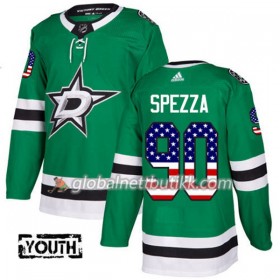 Dallas Stars Hockeydrakt Jason Spezza 90 2017-2018 USA Flag Fashion Grønn Adidas Authentic - Barn